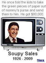 The children's ''Soupy Sales Show'' also attracted an older audience that responded to Soupy's antics. Telling the kids to send him mommy's money got him a week's suspension.